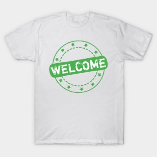 Welcome Stamp Icon T-Shirt